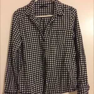 Forever 21 Gingham Print Flannel
